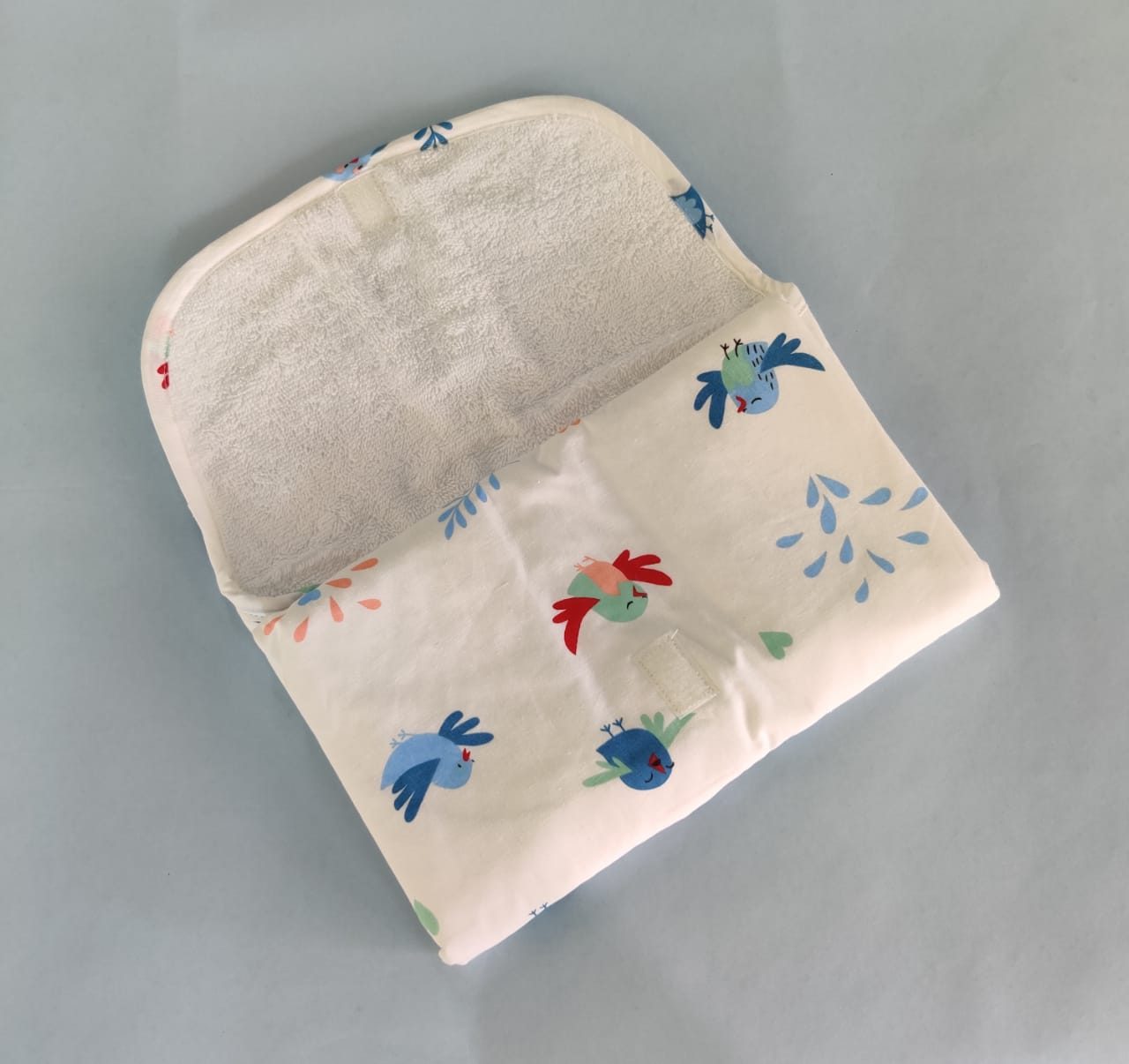 Diaper changing mat - Blue bird