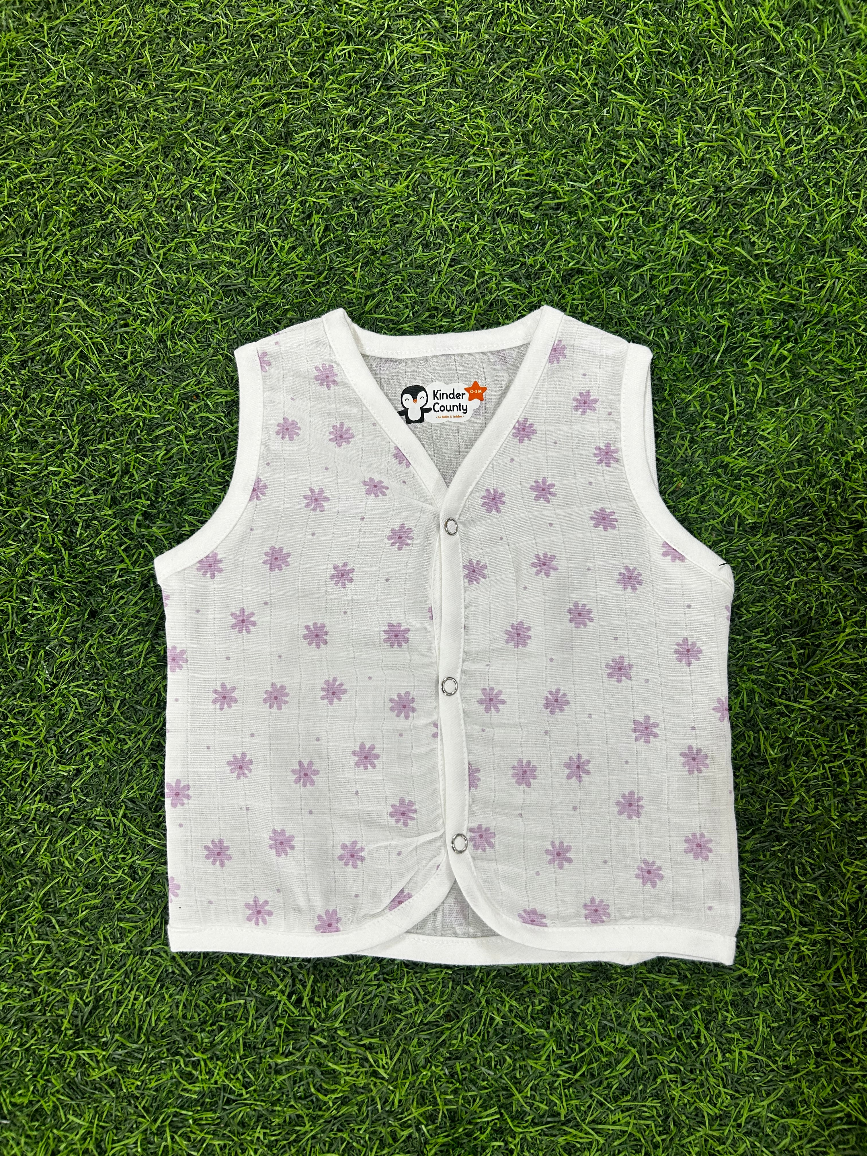 Muslin Jhabla  - Floral