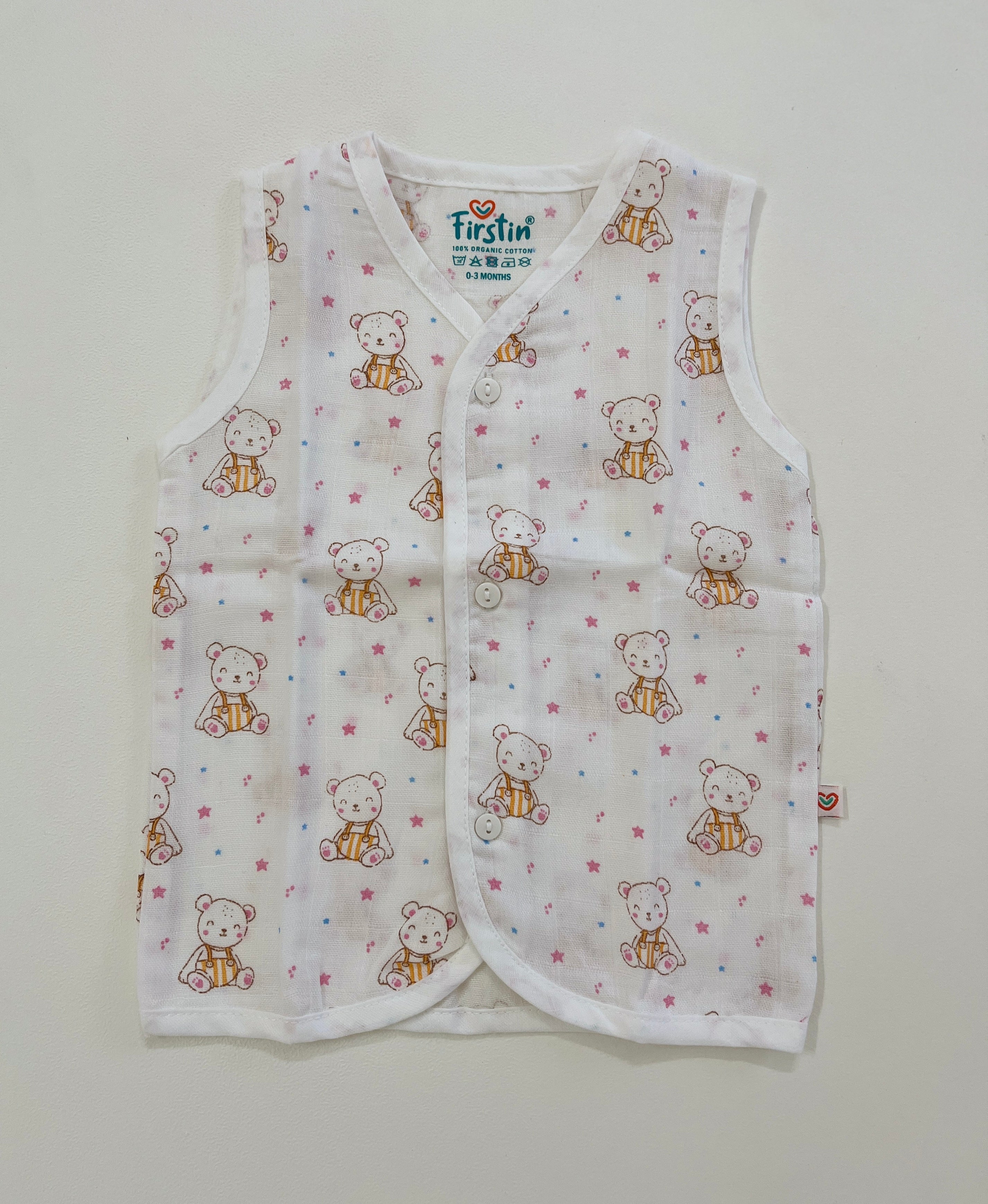 Muslin jhabla 6-12 - Teddy