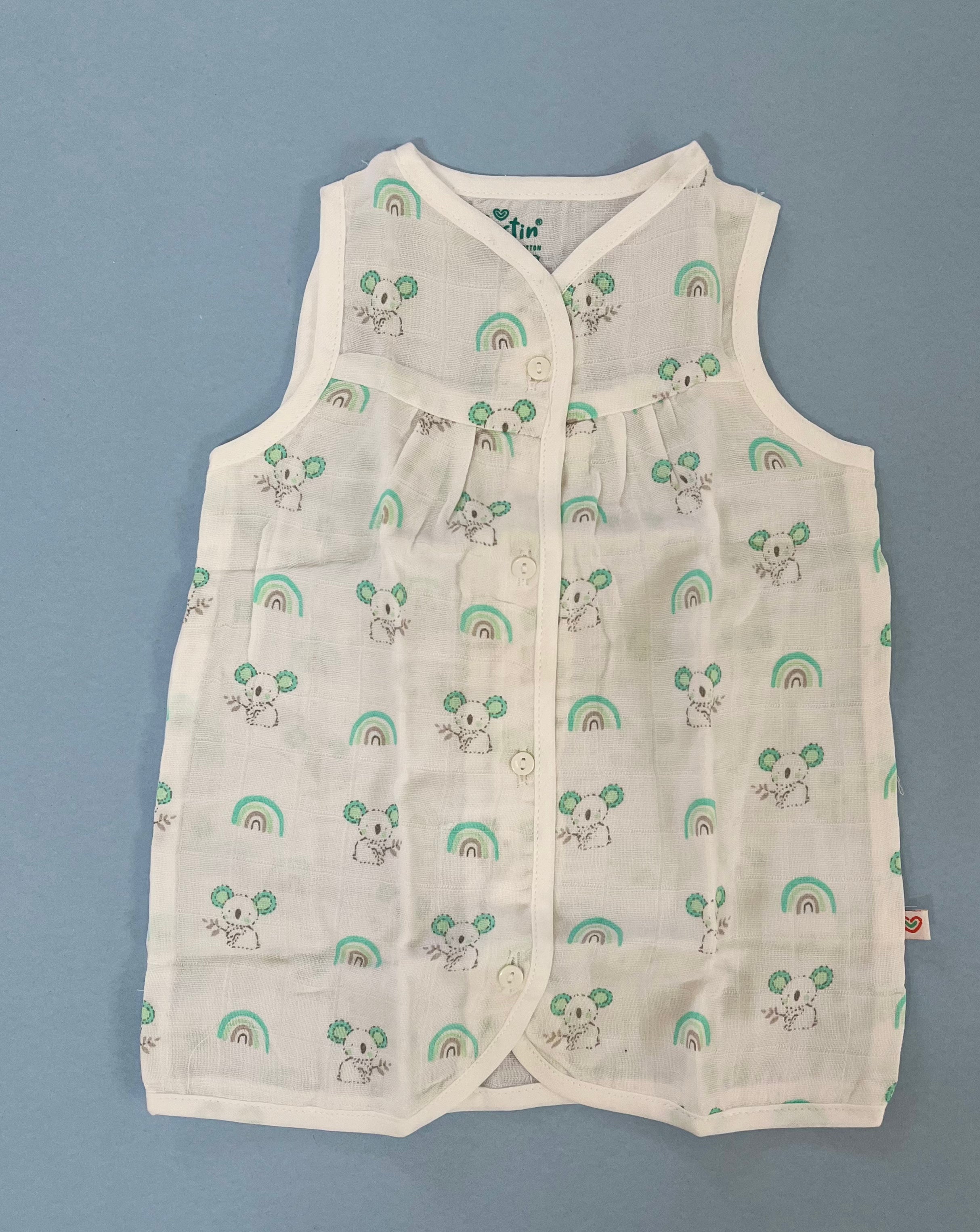 Muslin frock 3-6 - Rabbit