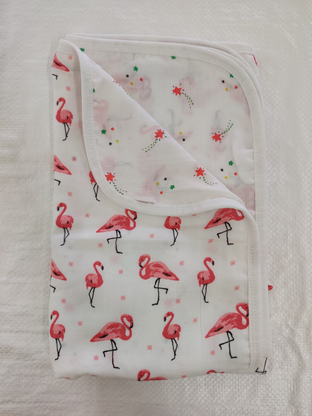 Double sided blanket - Flamingo