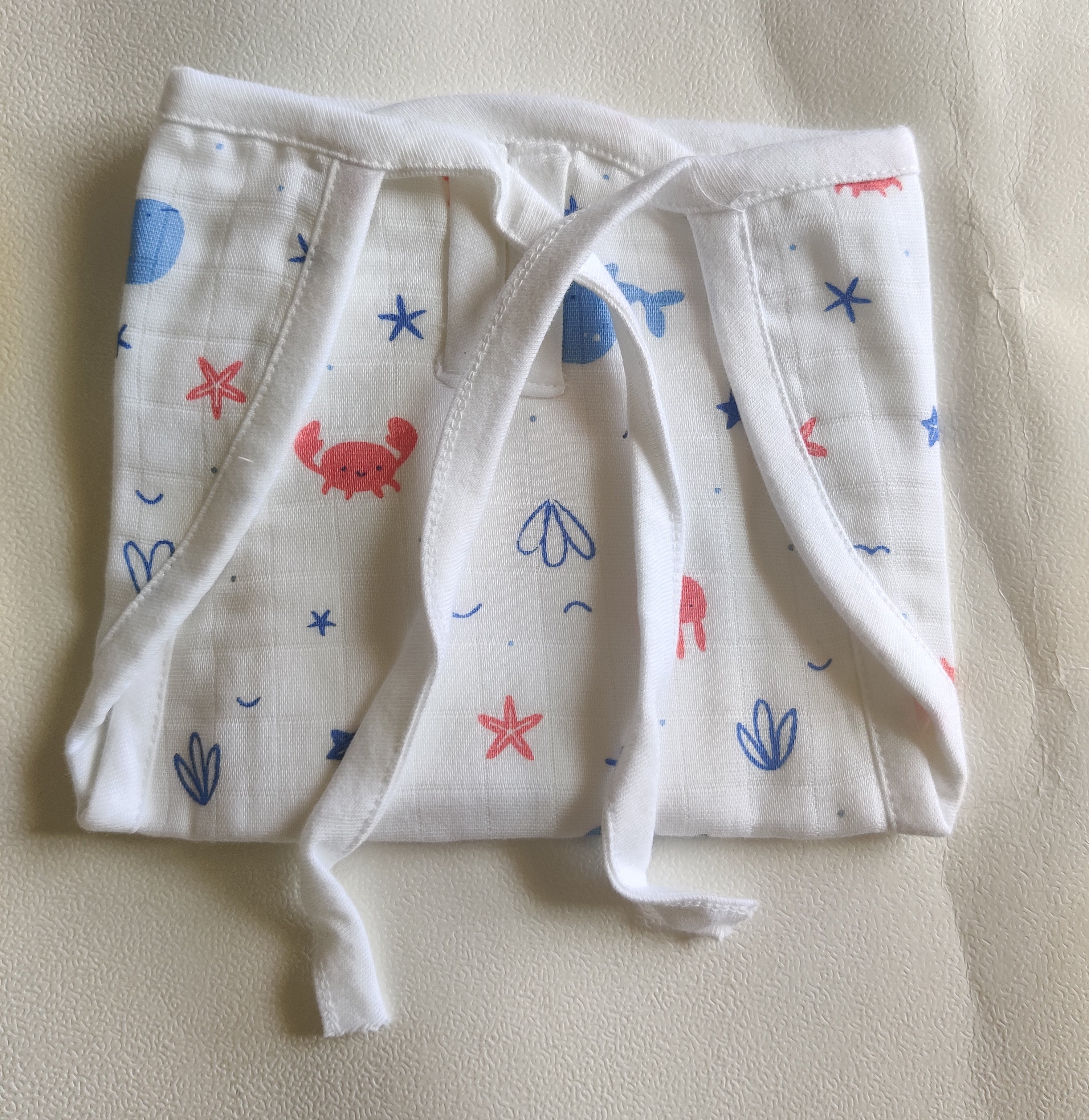 Muslin nappy - Blue sea
