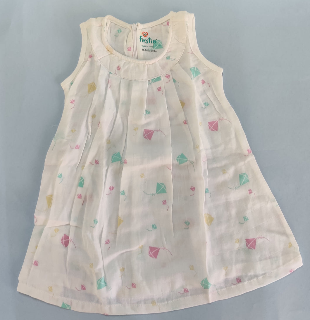 Muslin Frock 1-2 yrs - Kite