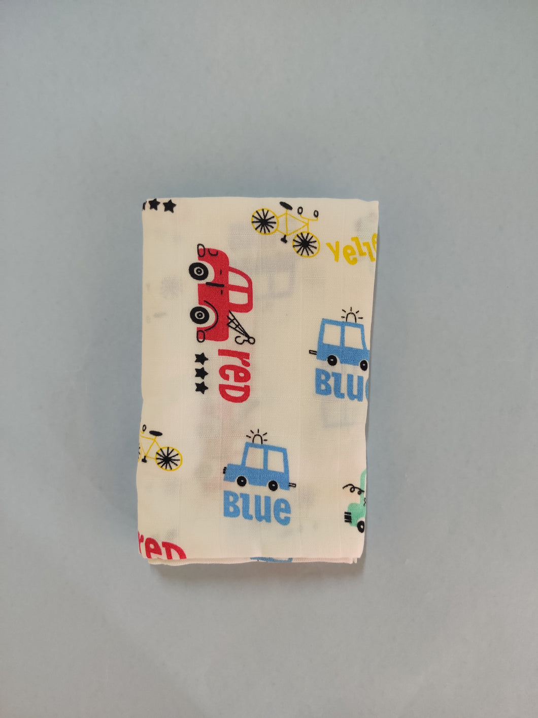 Muslin Towel - Red car