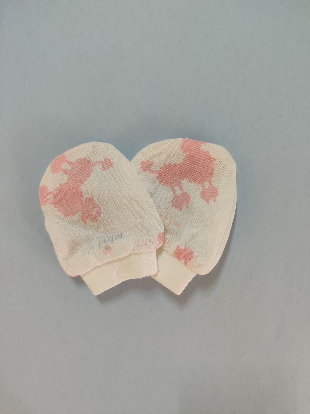 Muslin Mittens - Pink pink