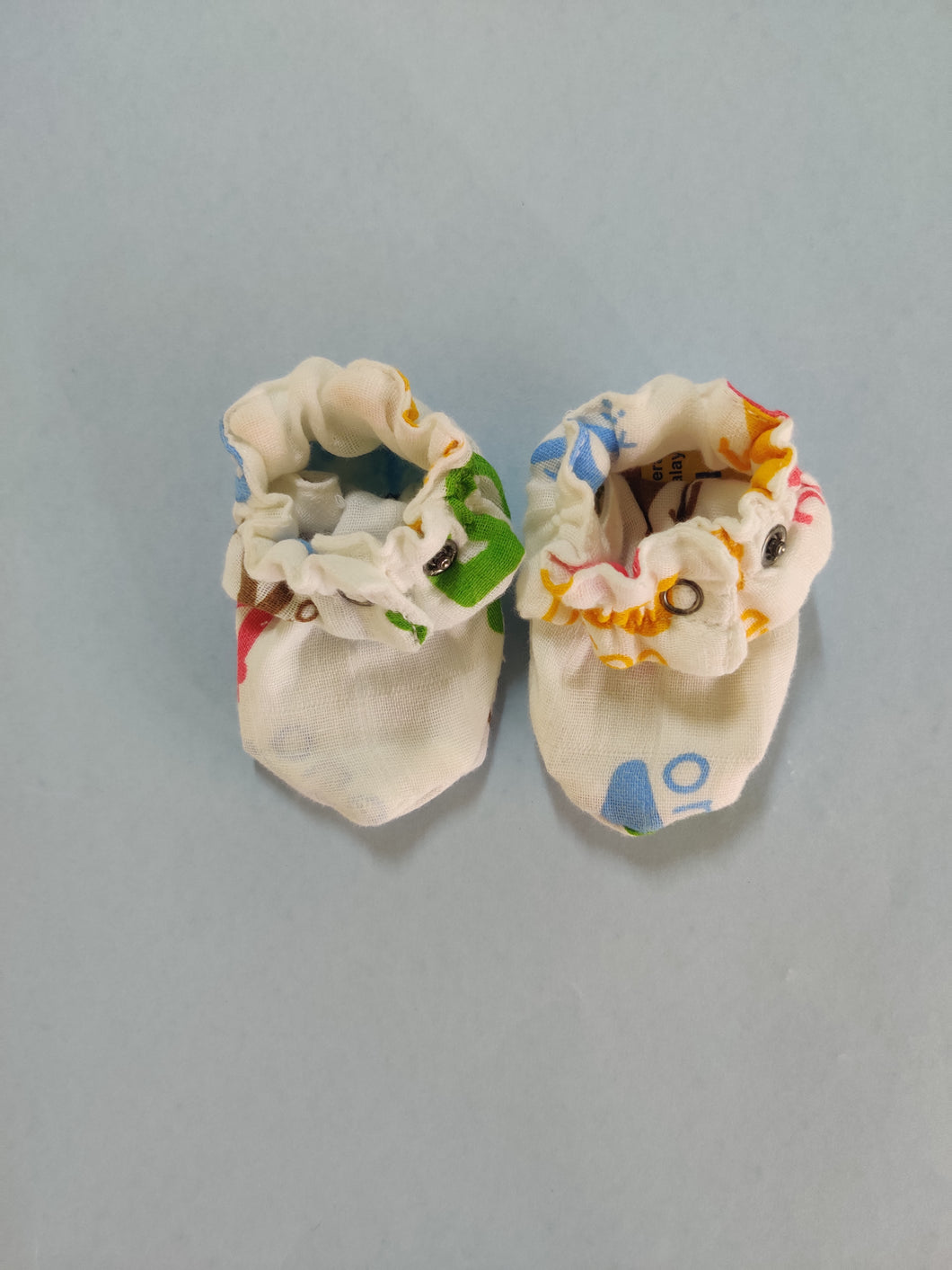 Muslin Booties - Numbers
