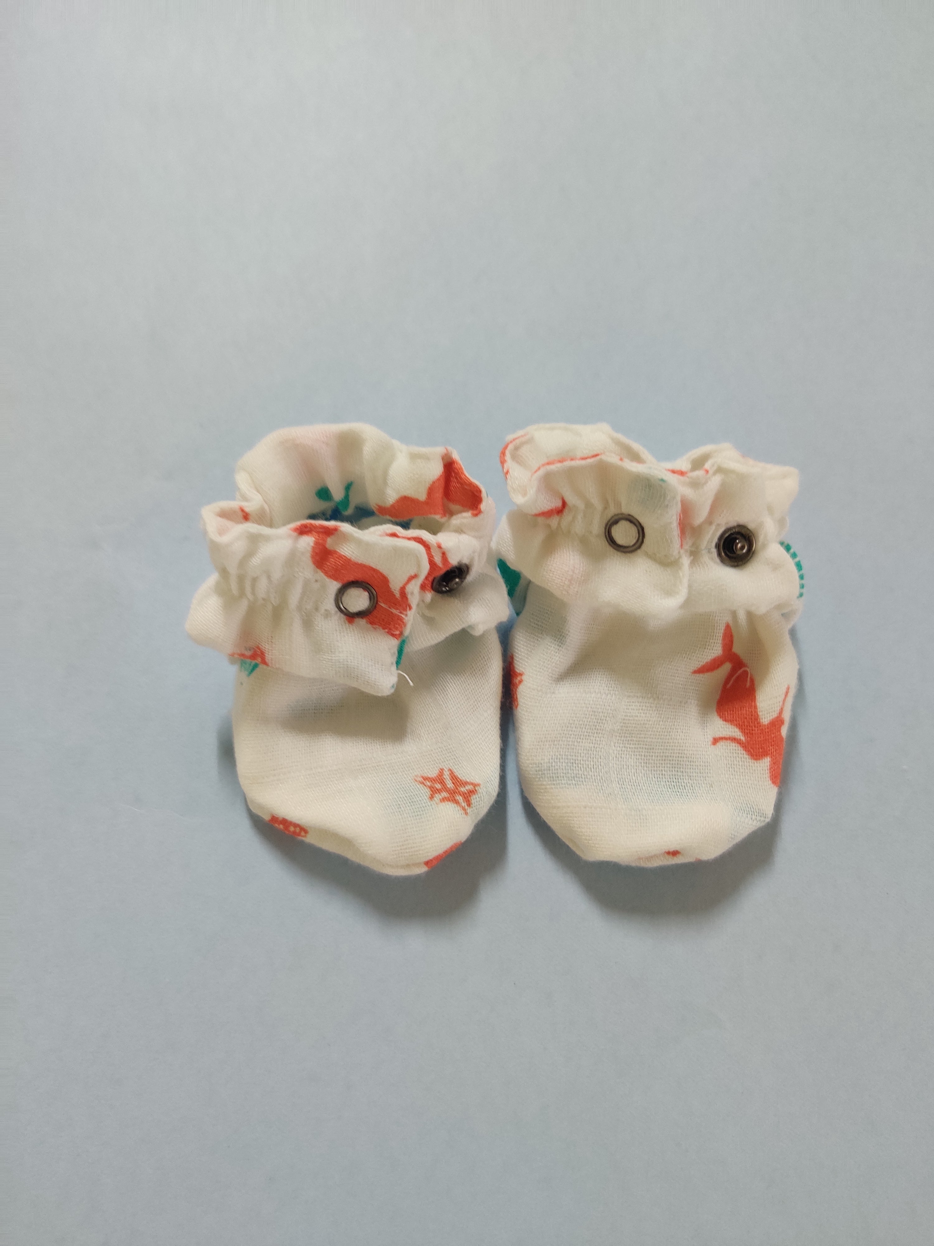 Muslin Booties - Mermaids