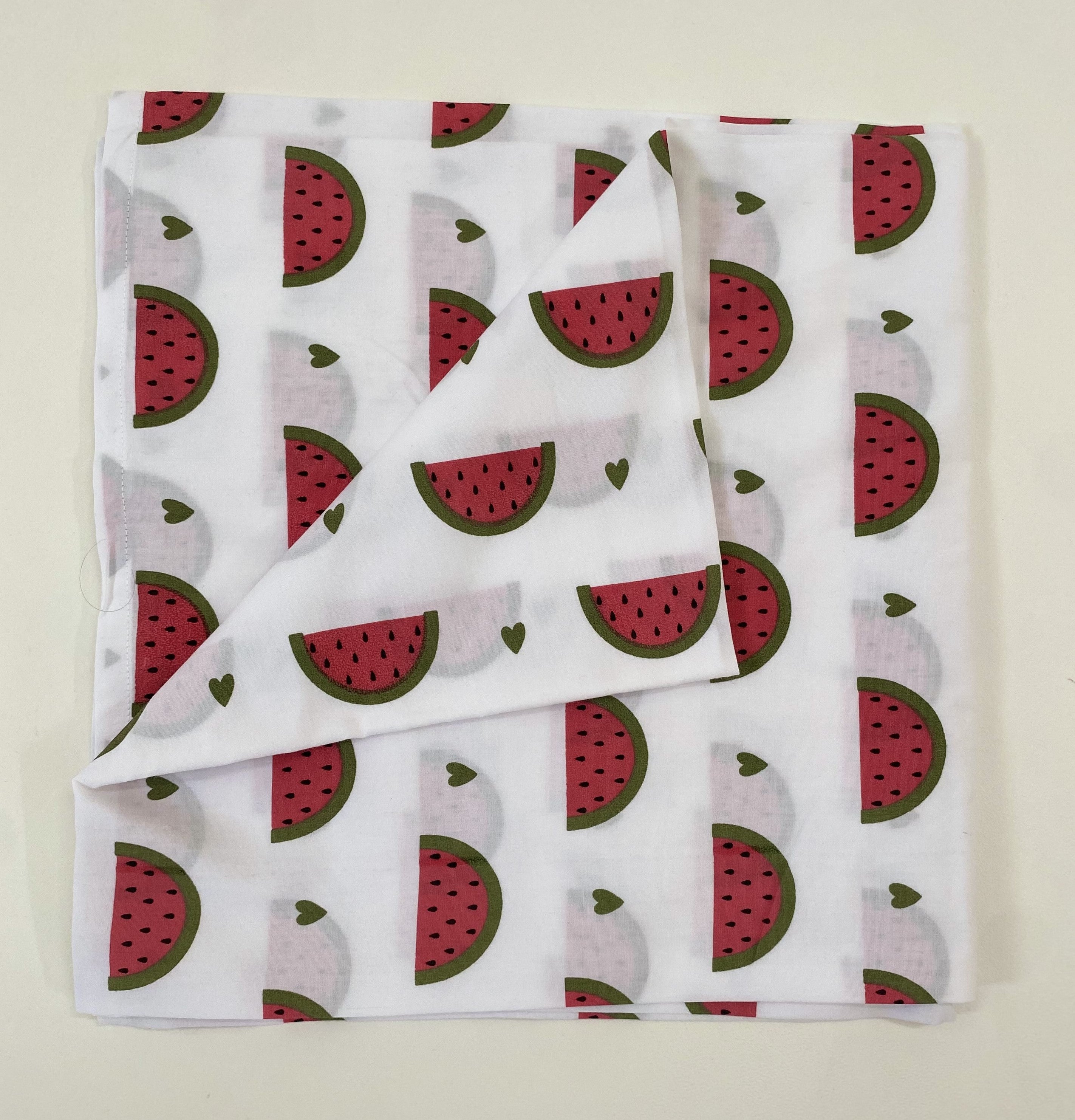 MulMul Cotton Swaddle - Watermelon Sugar 120*120