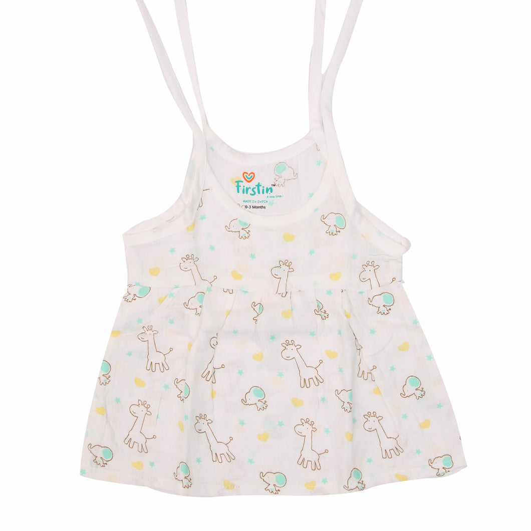 Muslin frock - Giraffe
