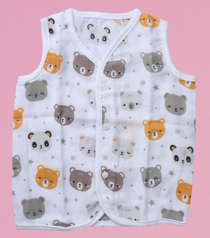 Muslin Jhabla 3-6 - Teddy