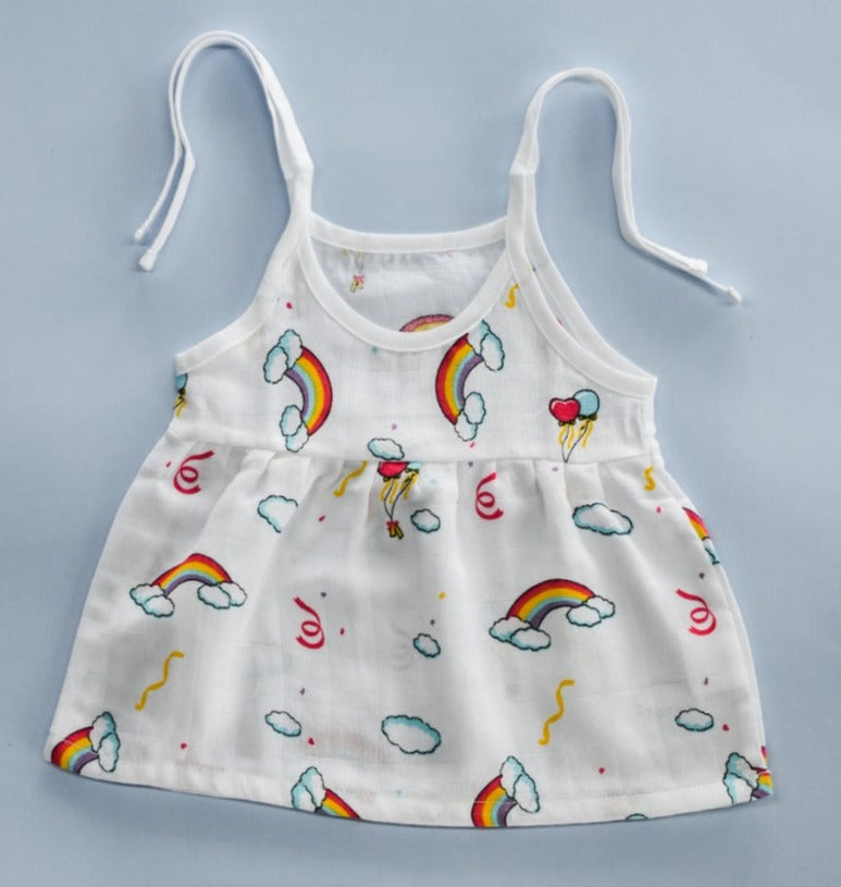 Muslin Frock - Rainbow