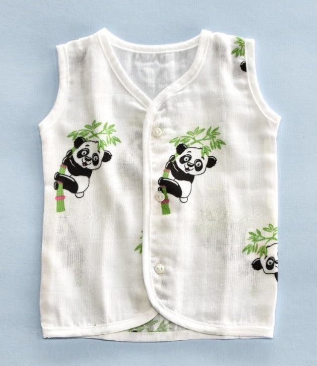 Muslin Jhabla 3-6 - Panda