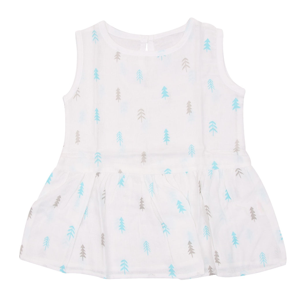Muslin Frock 6-12 - Pine