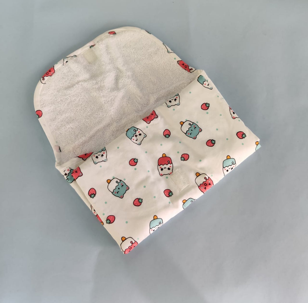 Diaper changing mat - Icecream