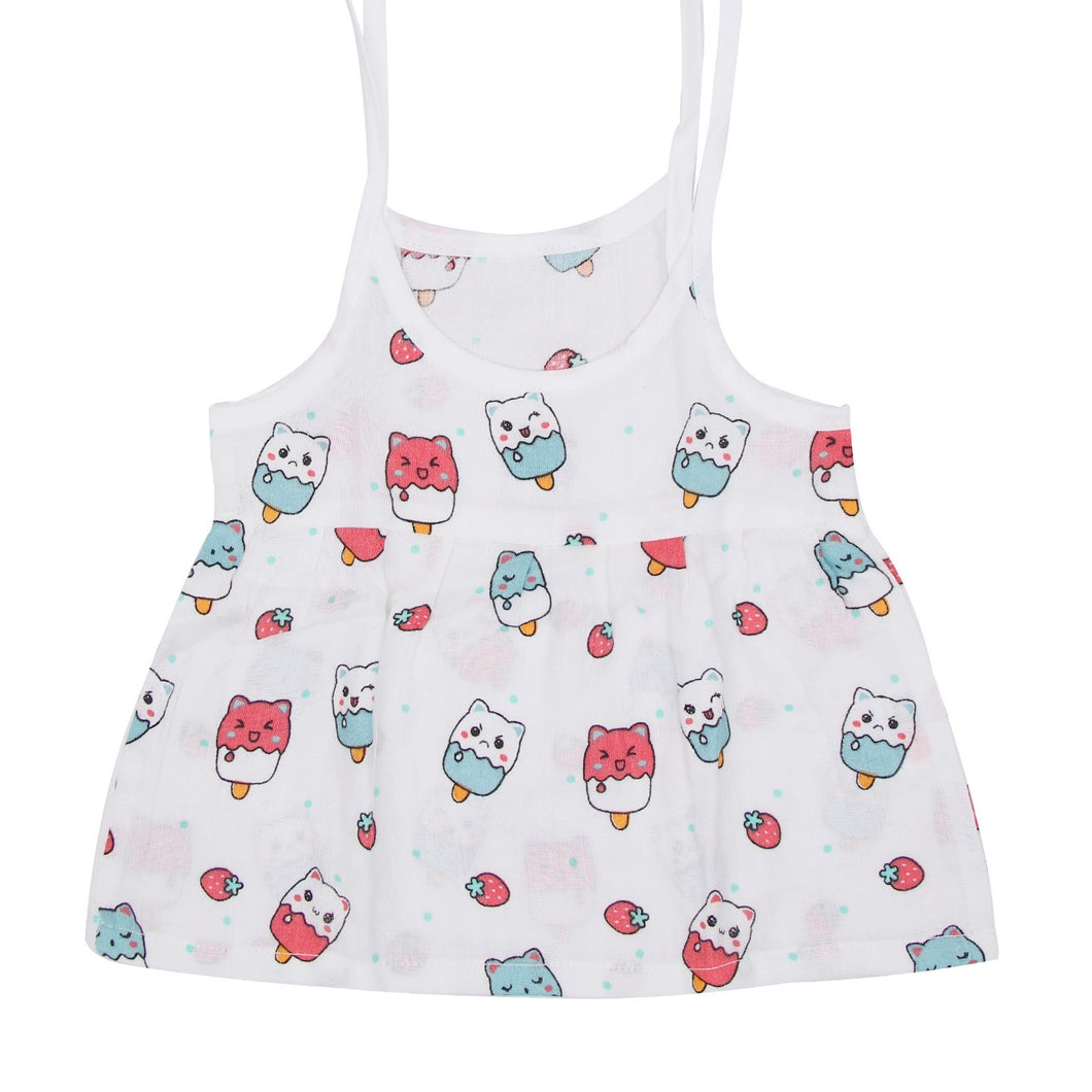 Muslin Frock - Icecream