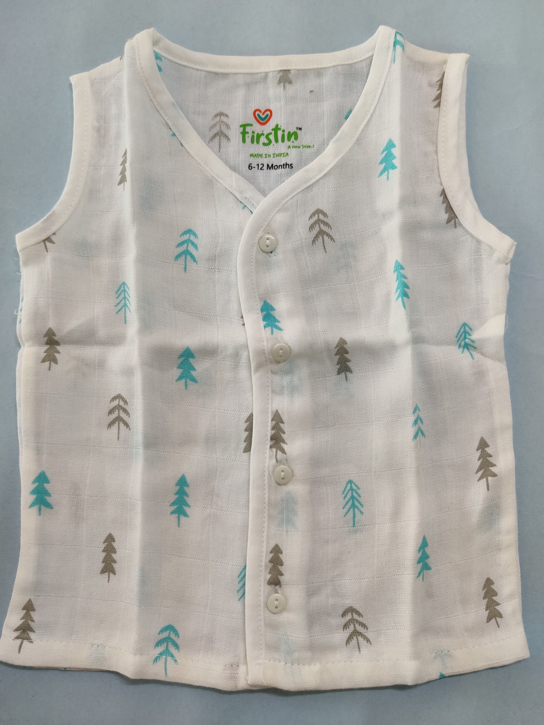 Muslin Jhabla 6-12 - Pine