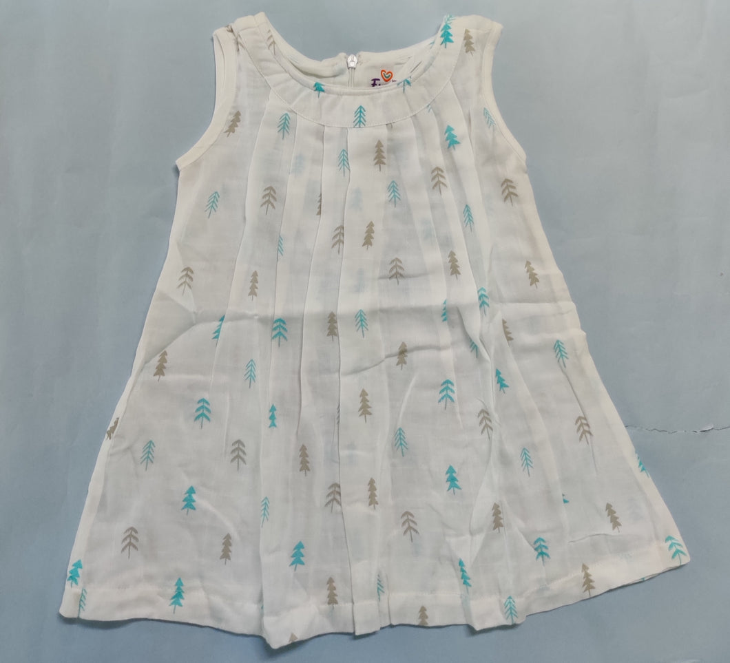 Muslin Frock 1-2 years - Pine