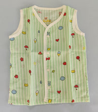 Load image into Gallery viewer, Muslin Jhabla set 1-2 years - Stripes
